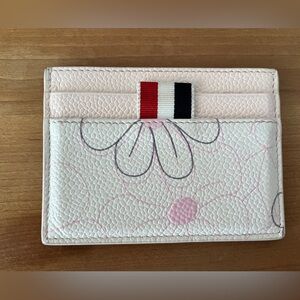 Thom Browne Pink Floral Wallet